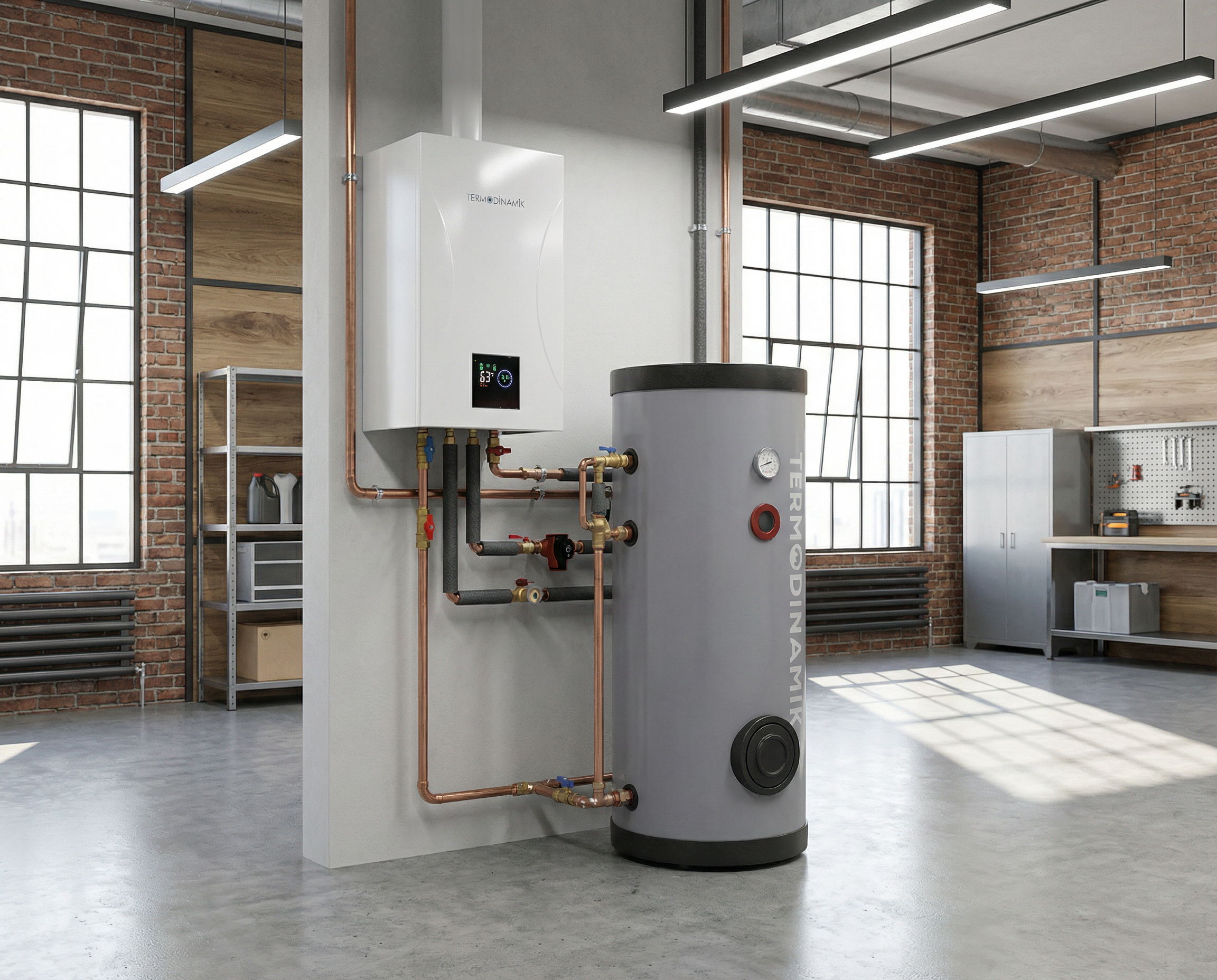 SINGLE SERPENTINE HEAT PUMP BOILER TANKS - Görsel 2